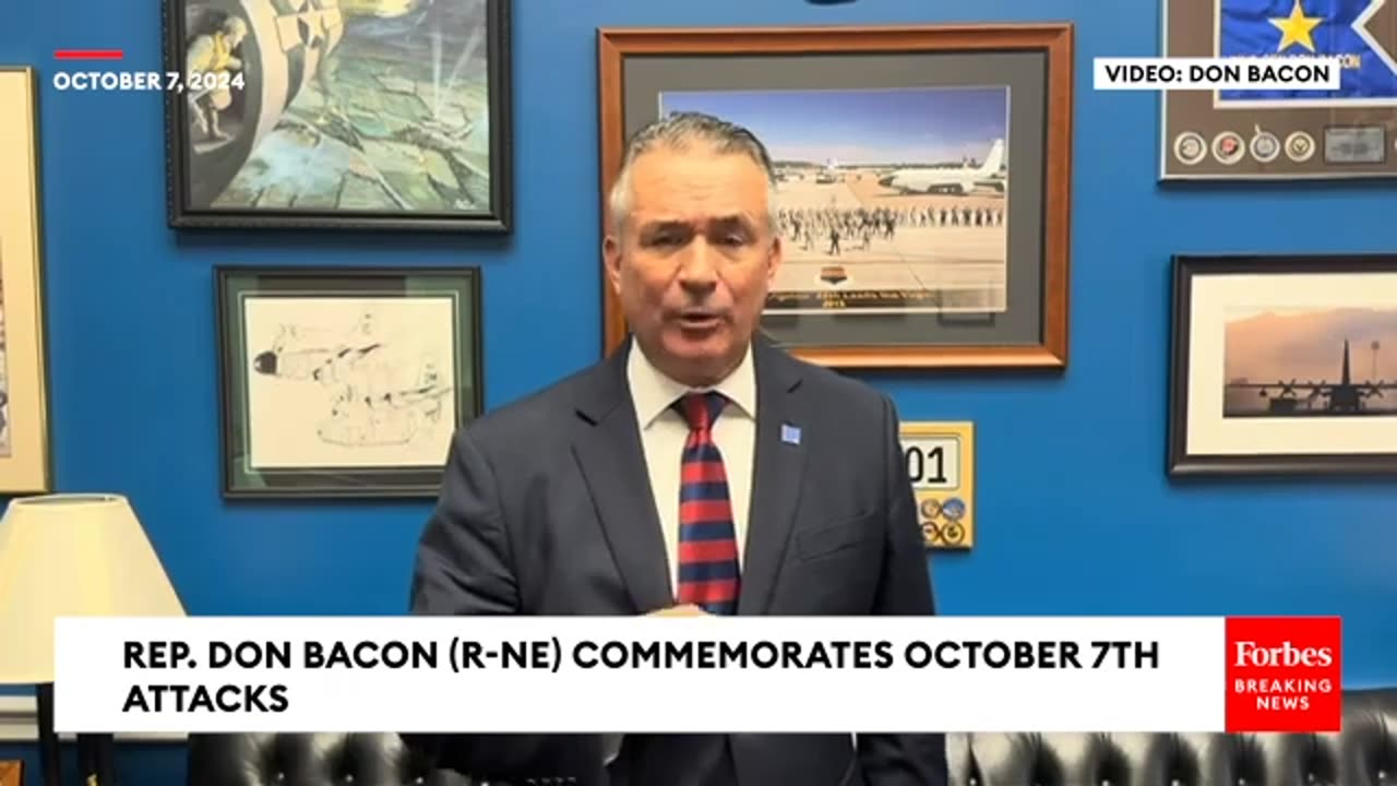 Don Bacon Commemorates October 7th Attacks On Anniversary