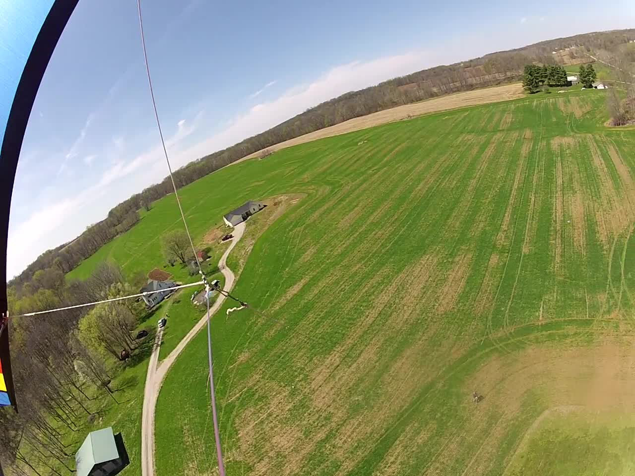 GoPro Camera mounted to a Top of the Line Hawaiian sports kite.