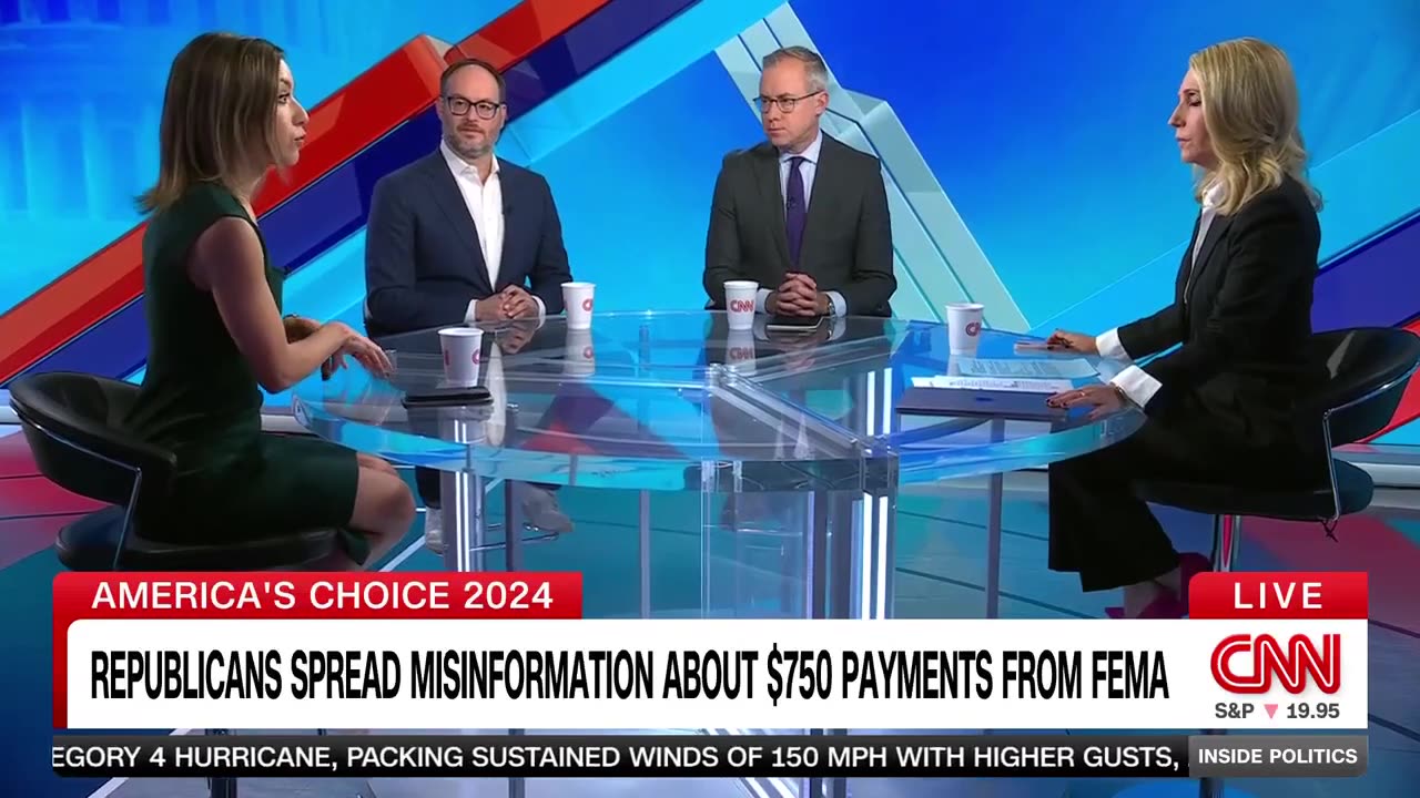 Dana Bash Calls Out Trump for FEMA Conspiracy in Hurricane Helene Aftermath