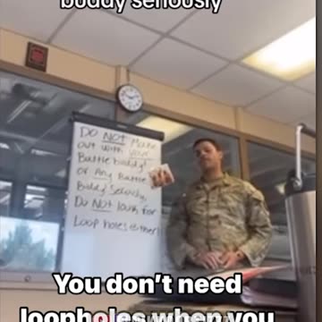 The number one concern in the military...