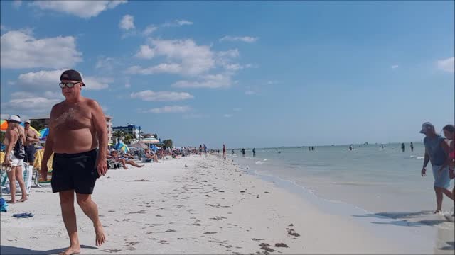 Fort Myers Beach, FL, Beach Bicycling Exploring 2022-02-26 part 3 of 3