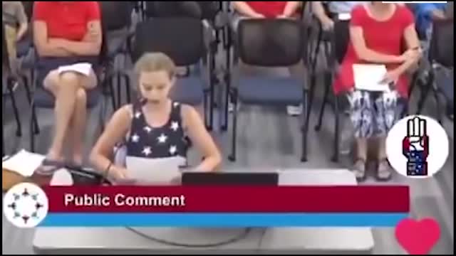 9 Year Old Blasts School Board about BLM in Schools