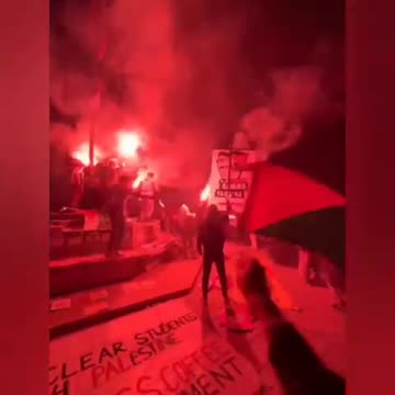 Apr 29 NYU - like a scene from the Purge