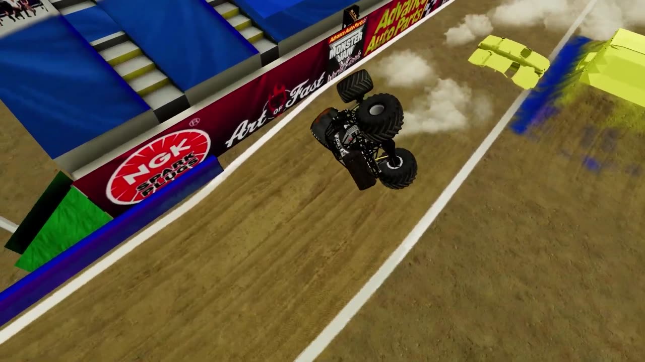 MONSTER JAM LEGENDS- BULLDOZER - BEST FREESTYLE MOMENTS