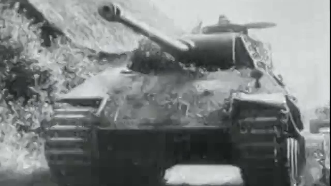 Tiger Tank in Action Footage - Public Domain