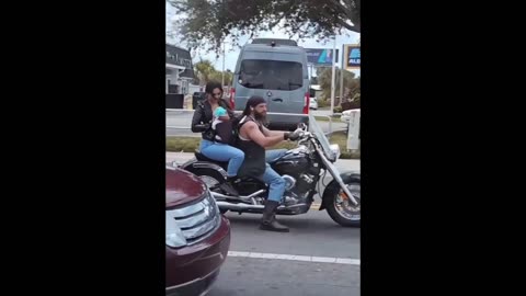 This Woman Breastfeeding Her Baby On The Back Of A Motorcycle While Smoking Just Broke The Internet