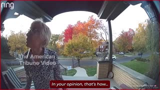 "F*** You!": Woke Woman Melts Down Over Trump Sign, Berates Neighbor [WATCH]