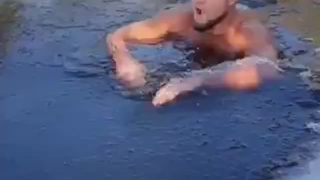 Swimming at +60