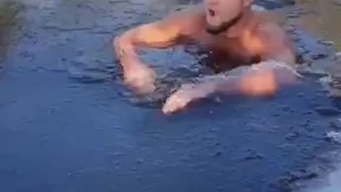 Swimming at +60