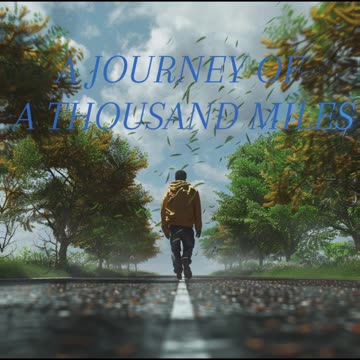 A Journey Of A Thousand Miles Begins With A Single Repented Step.