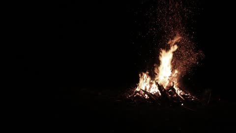 Crackling Campfire Fire Sounds (HD)