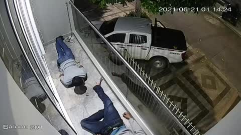 En video quedaron registrados Los Escaladores