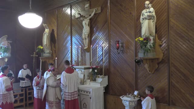 2022-06-18 Saturday within the Octave of Corpus Christi ~ Sung Holy Mass and Confirmations