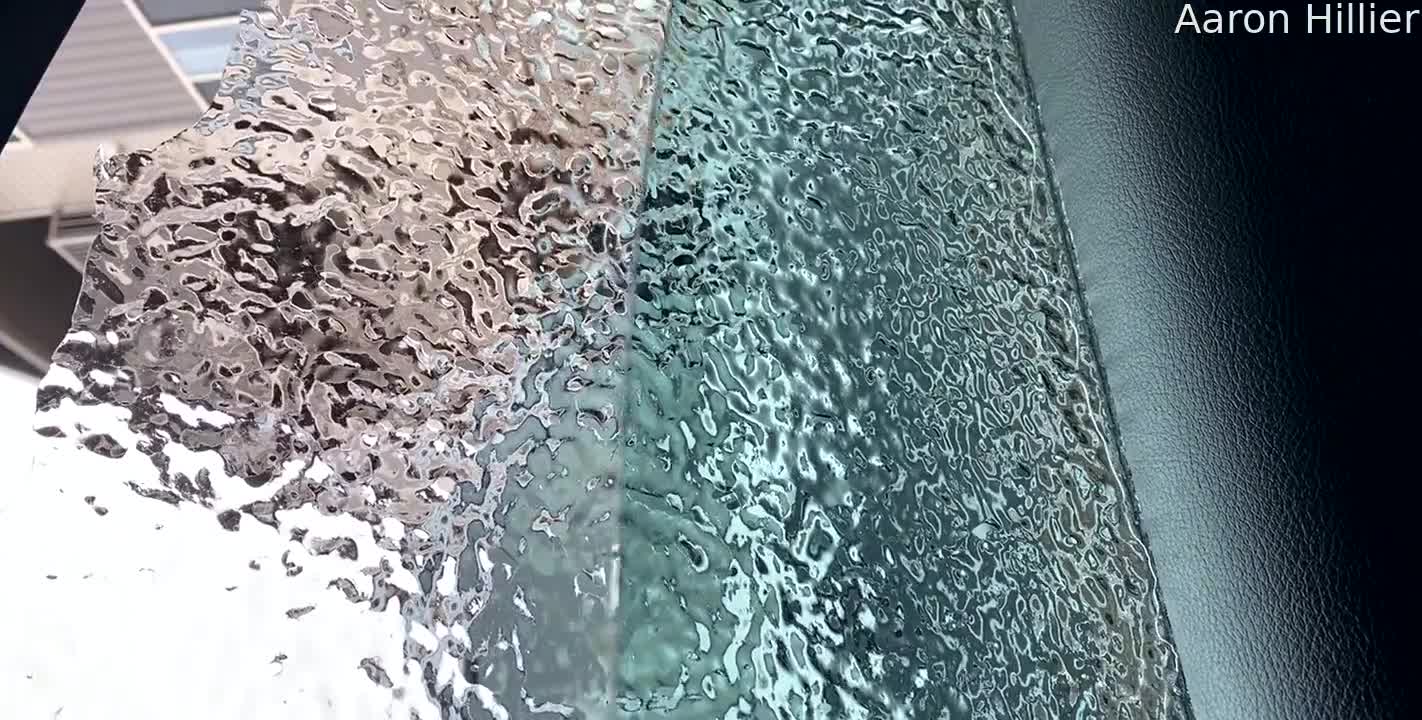 Storm Leaves Ice Sheet in Place Over Window