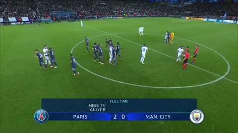 PSG vs Man City UCL Highlights