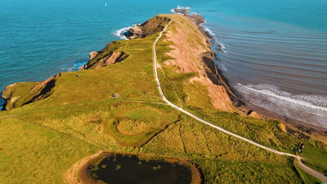 Filey Beach North Yorkshire / Mavic Air 2 Drone - 4K