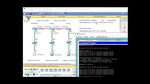 Cisco CCNA - Static Routes and Default Routes