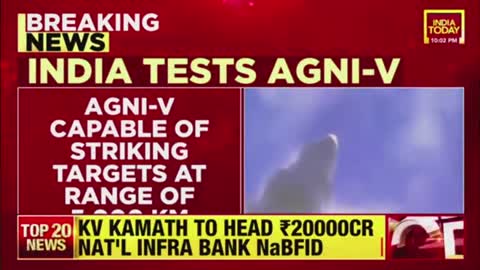 India Successfully Launches Nuke Capable Agni-V Missile - Breaking News