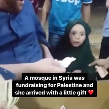 This will melt your heart. She donated her jewellery; may Allāh bless her ❤️