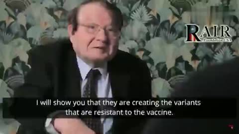 NOBEL PRIZE WINNER PROF. LUC MONTAGNIER: "THE COVID VACCINE IS CREATING THE VARIANTS"