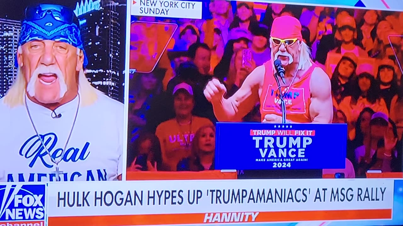 Hulk Hogan interview Hannity Oct 28, 2024