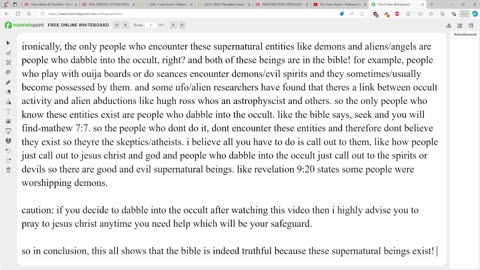 occult activity, demon possessions and alien abductions