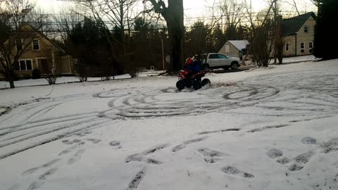 Donuts on the 4 wheeler