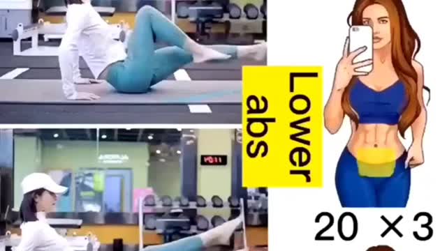 Cute Girls Workout Motivation Video.