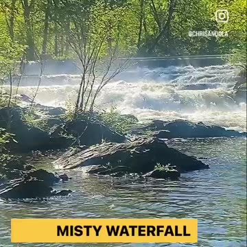 MISTY WATERFALL MORNING