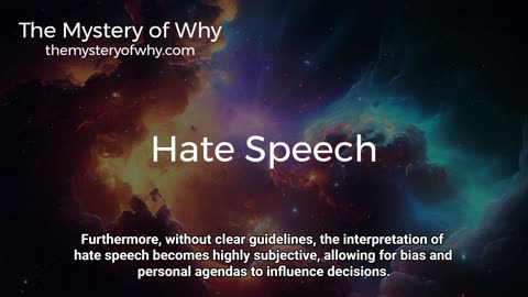 41. Hate Speech - Wokeism is dead, religion is obsolete.