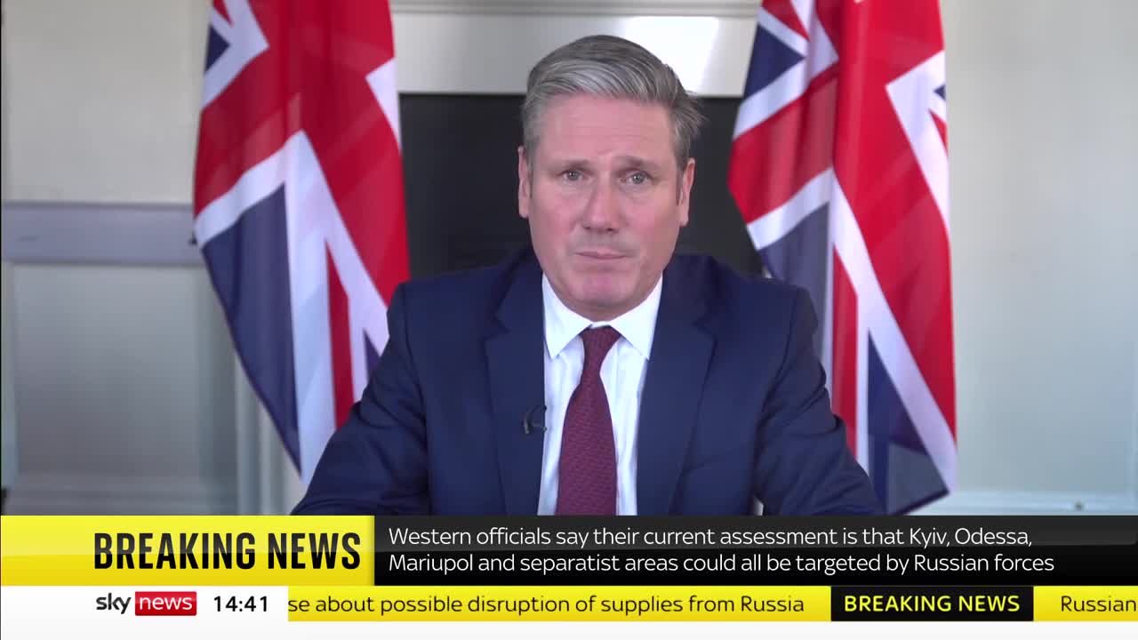 Sir Keir Starmer says 'consequences of Putin's war will be horrendous'