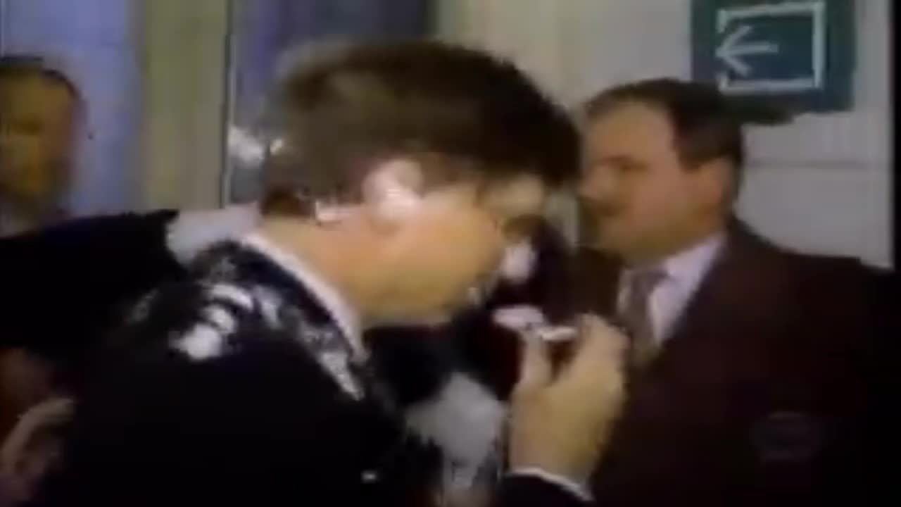 Clown Bill Gates Gets A Pie In The Face