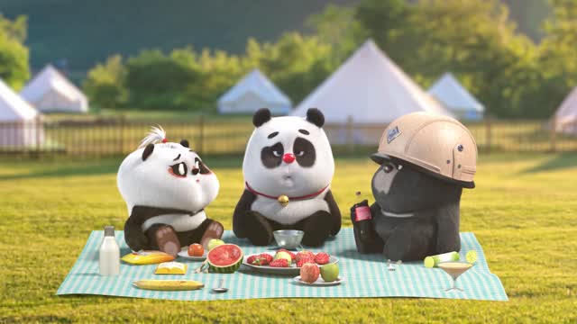 【Bamboo Panda❤️】what's the color of ur fart | Chinese Short Animation | 熊猫班卜 #shorts #funny #panda