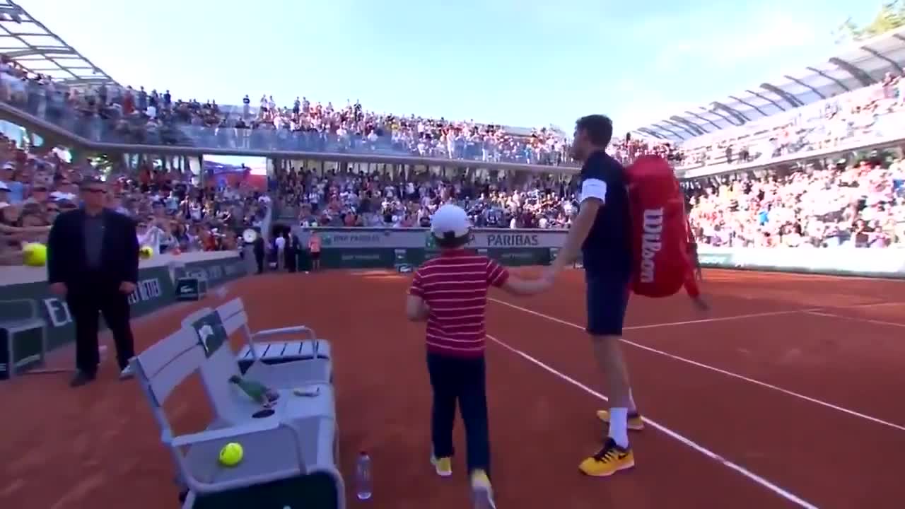 semifinalist Marco Cecchinato at the 2019 French Open defeat