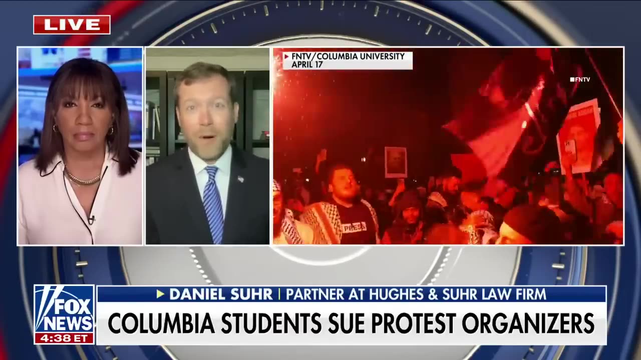 Columbia students suing for '10s of millions' in damages over pro-terror protests: Daniel Suhr