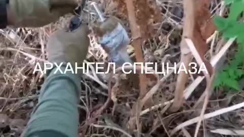 The Russian fighters are inspecting and clearing the positions left by the AFU.