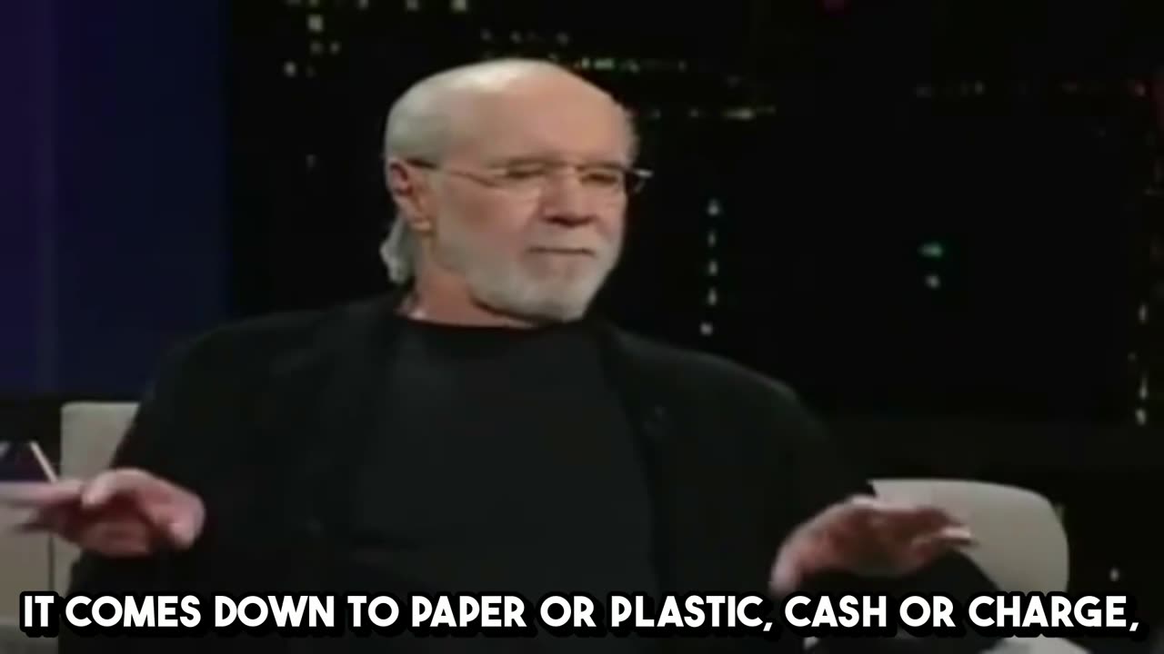 The 2 Party Illusion Of Choice With The Hiliarious & Brilliant George Carlin