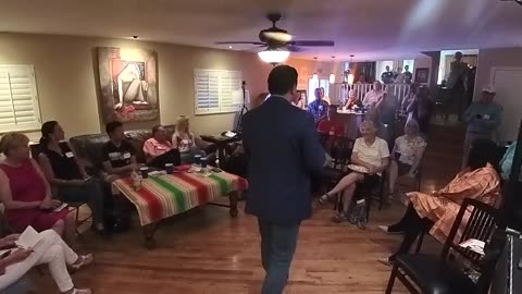 Kelly Cooper speaks at Meet and Greet