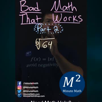 Bad Math That Works | Part 2 | Minute Math #shorts