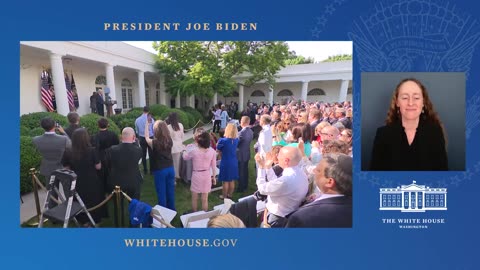 President Biden and the Second Gentleman Attend a Jewish American Heritage Month Celebration