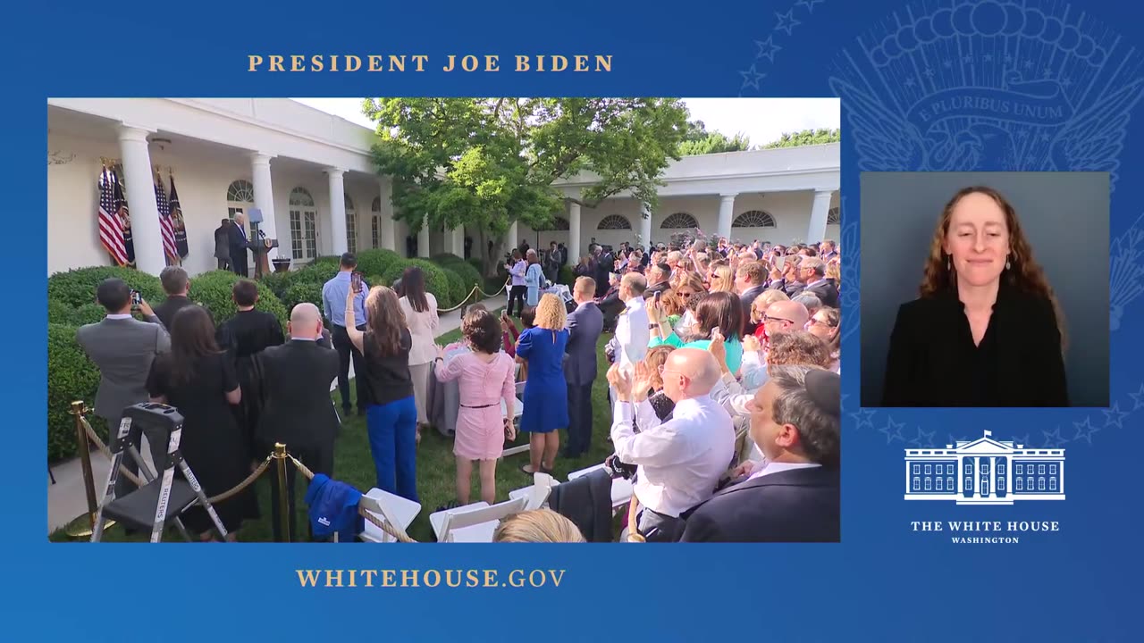 President Biden and the Second Gentleman Attend a Jewish American Heritage Month Celebration