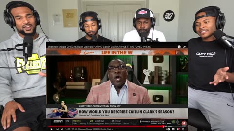 Shannon Sharpe CALLS OUT Black Liberals Hating Caitlin Clark After Eye Jab!