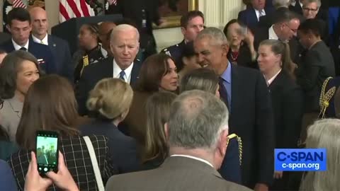 Brutal Video Shows Befuddled Biden Ignored by Obama, Top Dems