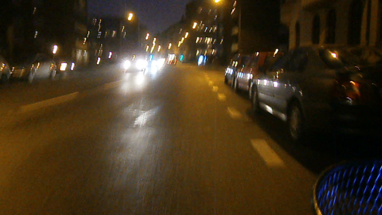 Cyklar på Drottninggatan i Helsingborg 14 Nov. 2014