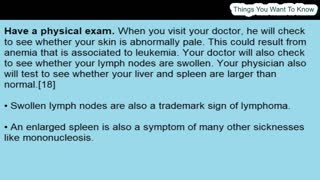 How To Recognize The Signs Of Leukemia