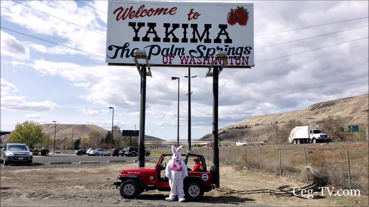 Graham Family Farm: Easter Bunny Jeep Ride