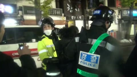 서기2015년 민중총궐기 경찰관폭행 조작사건 항소심 제1회 공판 록음