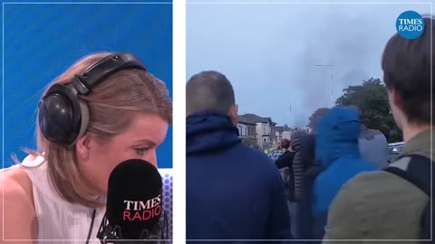 Riot police clash with protestors in wake of Southport stabbing