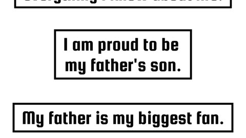 100 Sentences (Father 03)