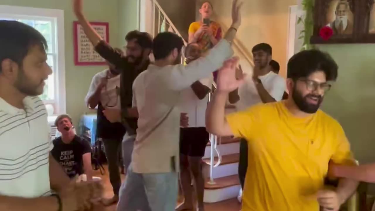 Temple kirtan in Syracuse, New York August 2024